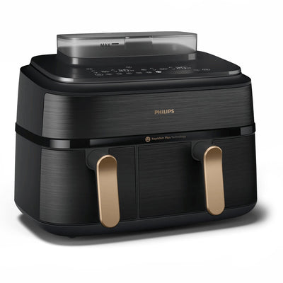 Philips Fryer 5000 Series NA552/00 Double 9 L Independiente 2750W Fryer Air Caliente Black — image 1