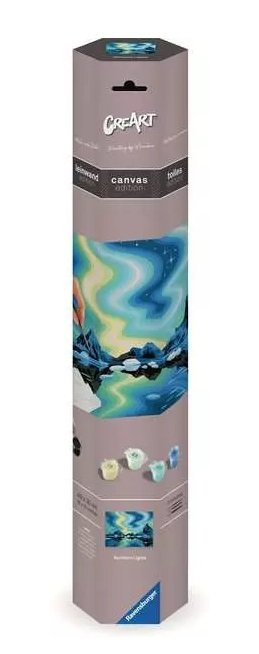 Ravensburger Creart Canvas Edition - Aurora Boreal, Pintura 23907
