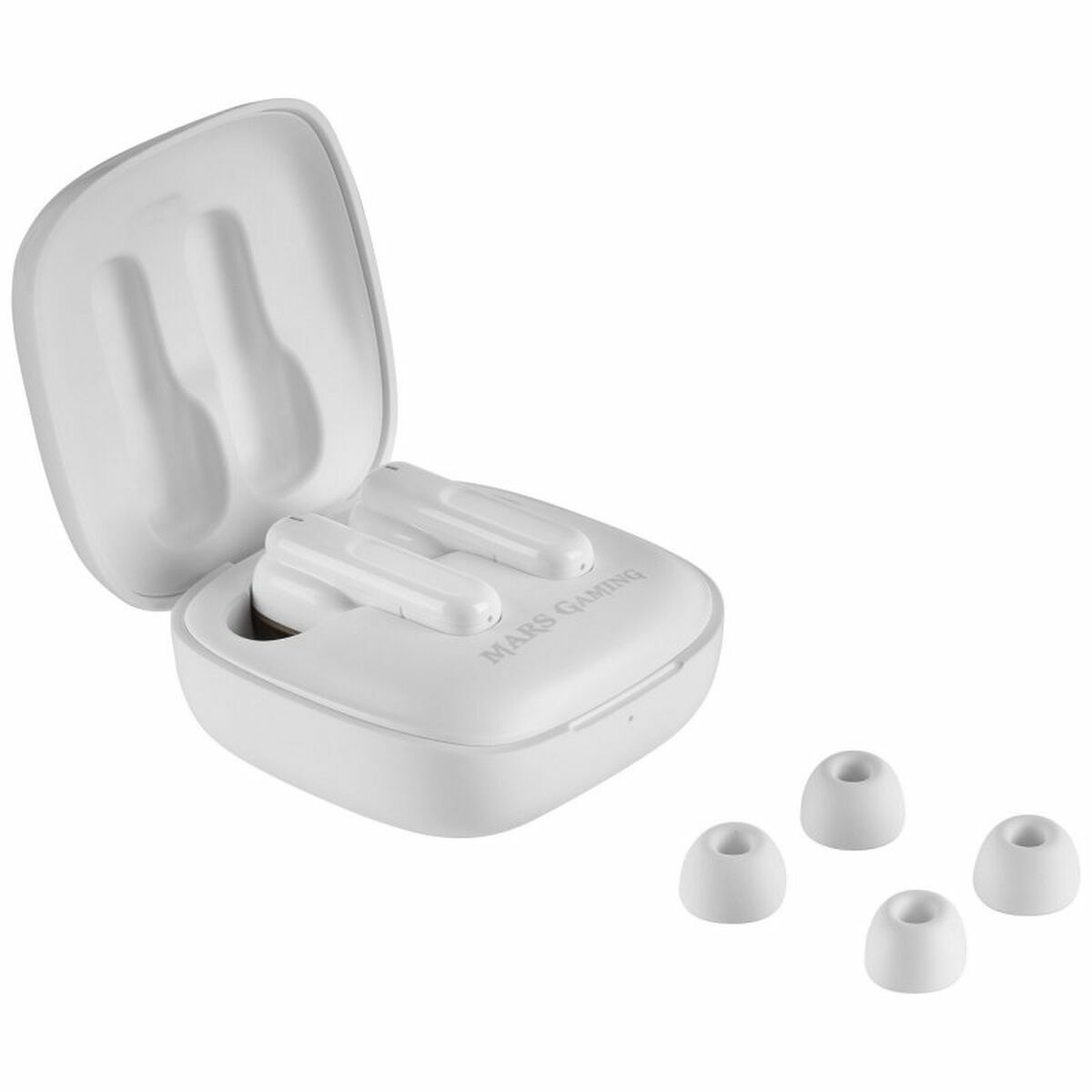 Mars Gaming Headphones With Microphone Mars Gaming Mhibw White