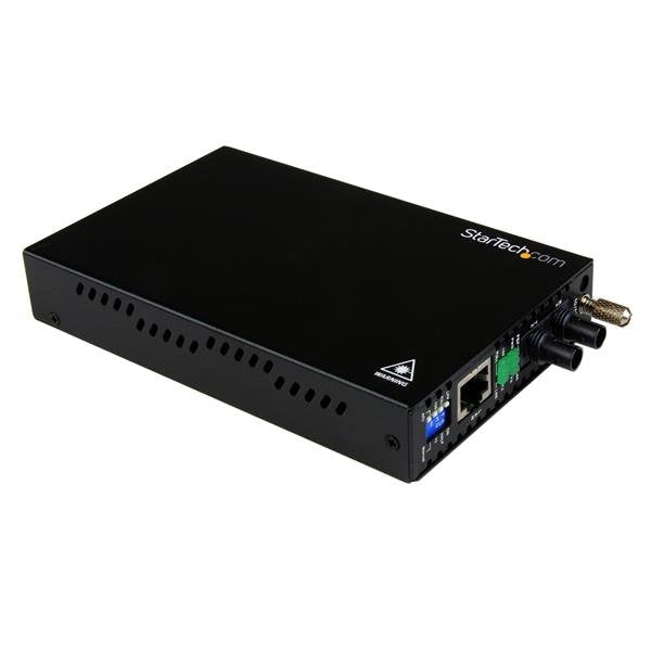StarTech.com Converter Medios Ethernet 10/100Mbps a Fibre Multi Modo Connector St - 2KM 2 Years