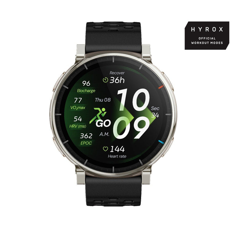 Amazfit Smartwatch Active 3 Premium 1.32 Amoled Touchscreen GPS Apex Silver