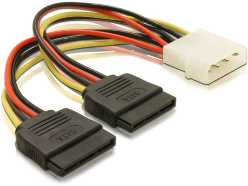 Delock Cable Power Molex a Double SATA 0.15M 60102 — image 1