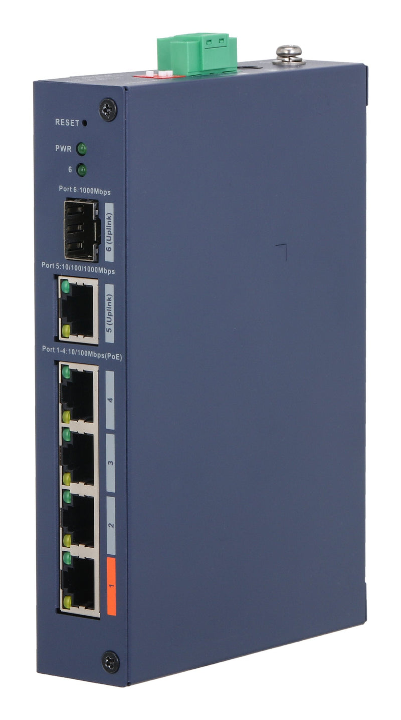 Switch Dahua Type Managed Switch Layer L2 Form Factor Desktop 4XRJ-45 Ports RJ-45 Ports Type Fast Ethernet (10