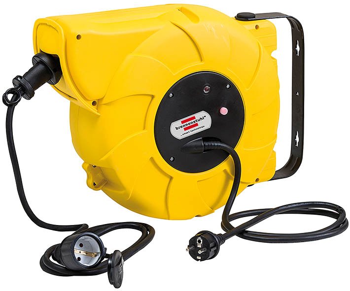 Brennenstuhl 1241000300 Alargo 18M 1 Salidas AC Black Yellow