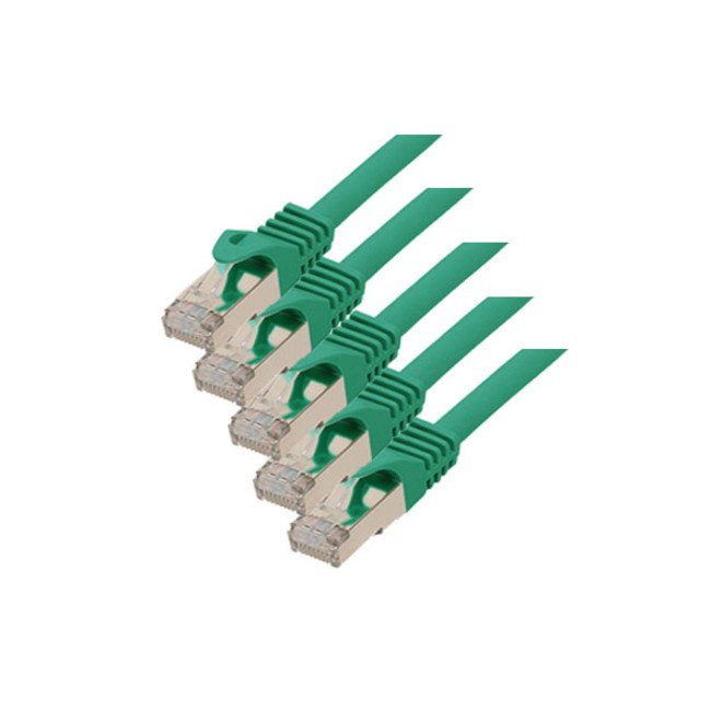 S-conn RJ45-RJ45, M-m, 3M Network Cable Green CAT.7 S/FTP (s-STP)