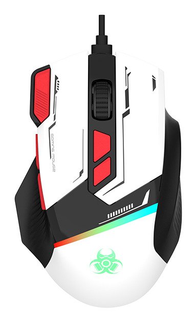 Tracer Mouse Gamezone Spectra White RGB USB
