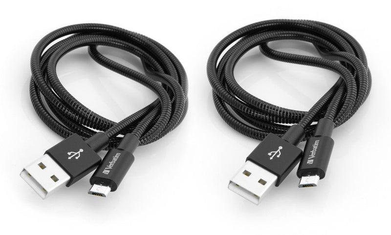 Verbatim Micro-usb Sync- And Cable Charging 100CM Black (2ER Pack)