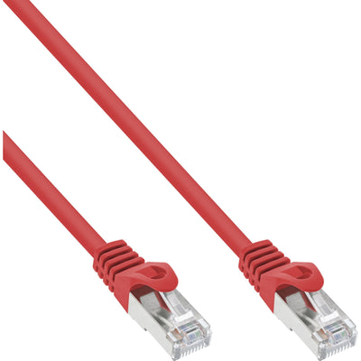 Inline Network Cable Sf/UTP CAT.5E Red 0,25M — image 1
