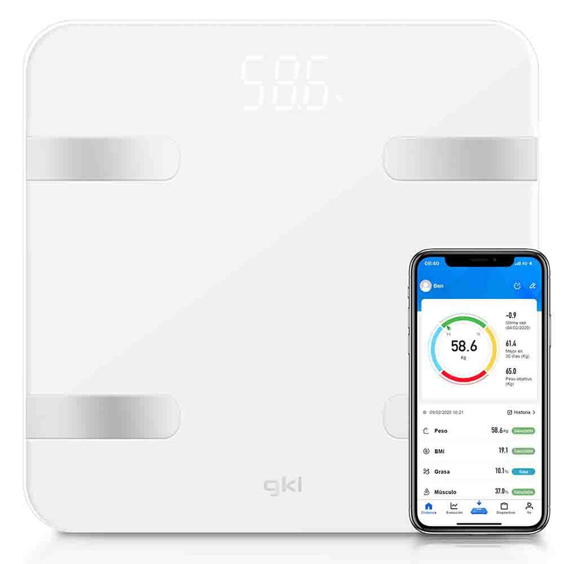 Scale Bluetooth Grunkel White FITBLUE300WHITE