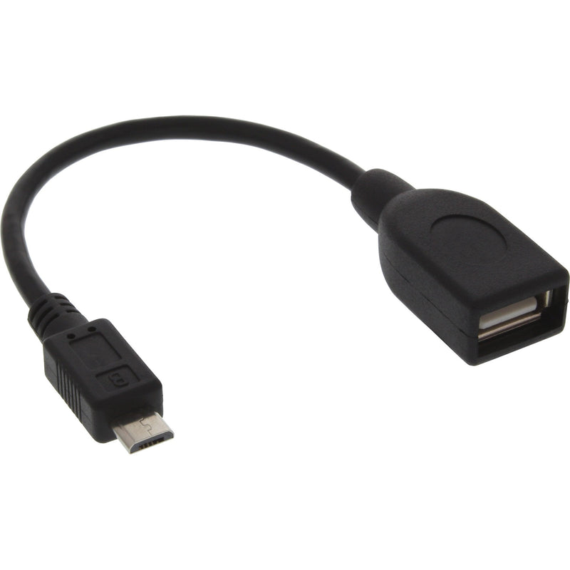 Inline Adapter Micro USB Otg Micro-b Male a USB a Female 0,15M