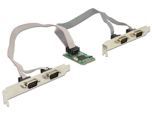 Delock 95243 Card Mini PCIE 4 X Serie RS-232 — image 1
