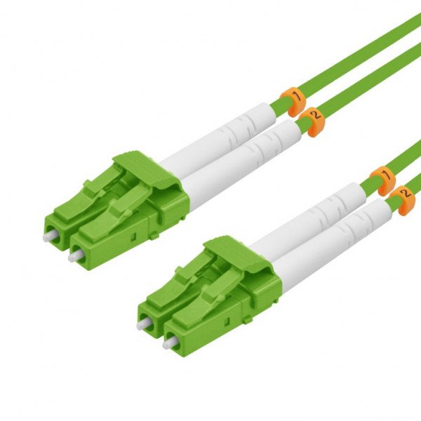 Helos Lwl Cable Fibre Lc/Lc Duplex 50/125M OM5 Green 3,0M