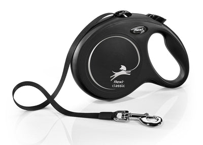 Flexi Strap Tape New Classic 8M Black 11743 Perros Hasta 50KG — image 1