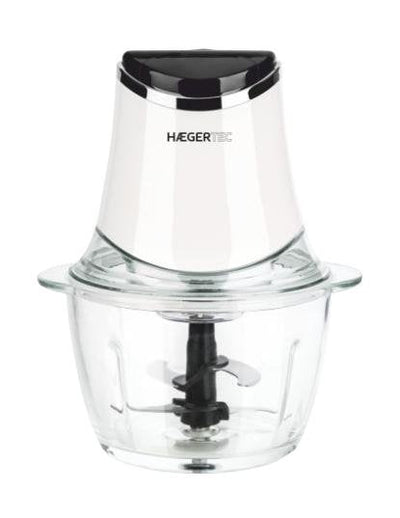 Haeger CH-30W.007A Chopper Eléctrica Alimentos 1,2 L 300W Black Transparent White — image 1