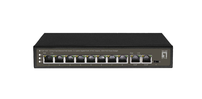 Levelone Switch 28X Fe FGP-1031 2XGE RJ45 120W 8XPOE Sw