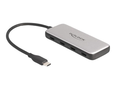 Delock 64261 Concentrador USB Type-c™ USB 10Gbps With 4 X USB Type-c™ Female And Pd 85 Watts — image 1