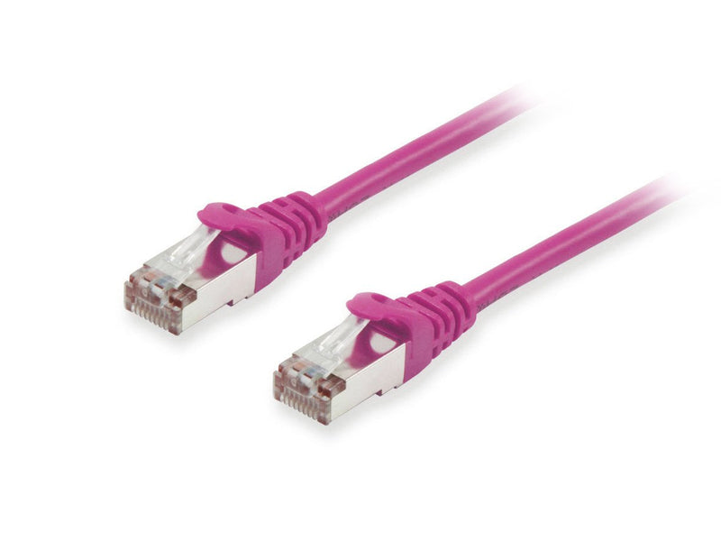 Equip Network Cable CAT.6A S FTP 2x RJ45 2.00M Lila Lszh