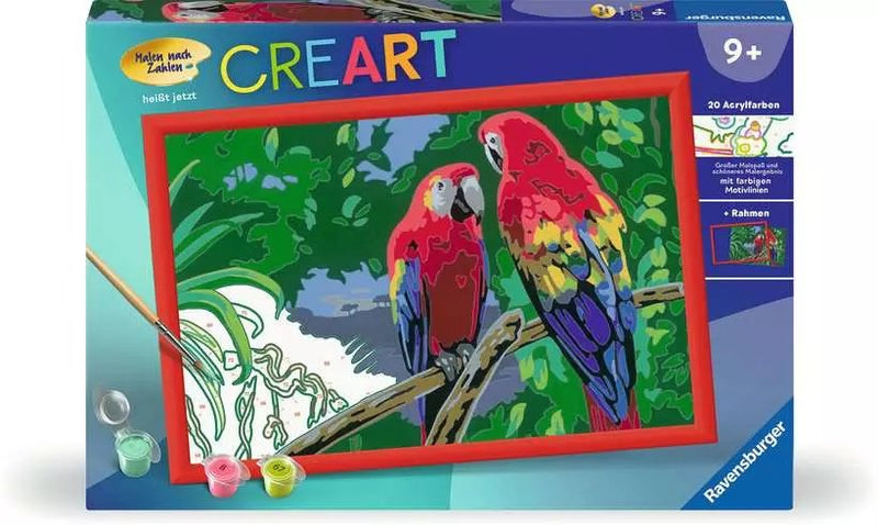 Ravensburger Pintura Números - Loros Colours 23770
