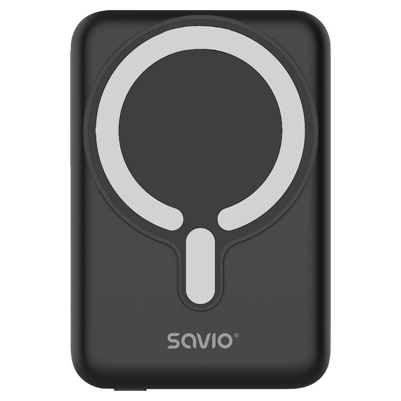 Savio Powerbank BA-12 10000MAH, Black Magnetic
