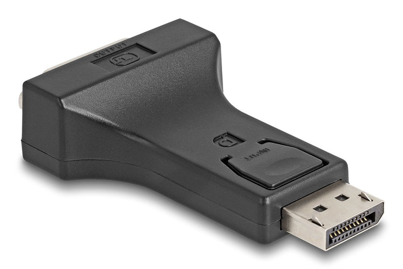 Delock 66615 Adapter DisplayPort 1.1 Male a DVI Female Pasivo Black