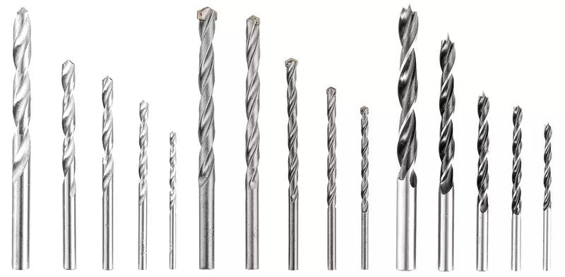 Einhell Set Of Drill Bits Powerbox, 15 Pieces 3 Casetes (ø 3 / 4 / 5 / 6 / 8 / 10MM, Metal Wood Piedra) 491091