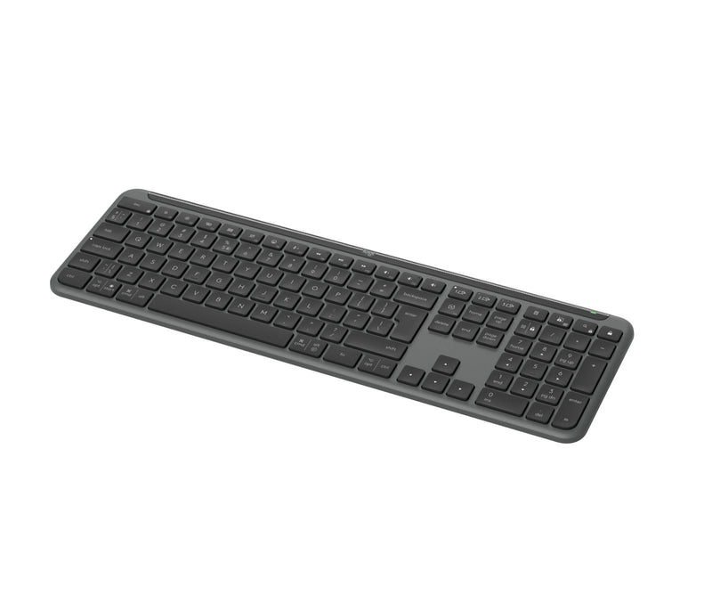 Logitech Keyboard English K950 Signature Slim Keyboard RF Wireless + Bluetooth QWERTY Ee.uu. Graphite