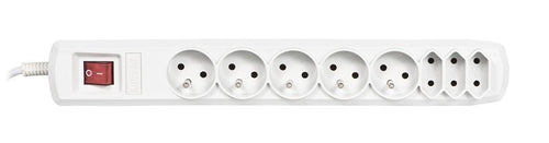Activejet APN-8G/1,5M-GR Base Múltiple 8 Salidas AC Indoor Grey — image 1