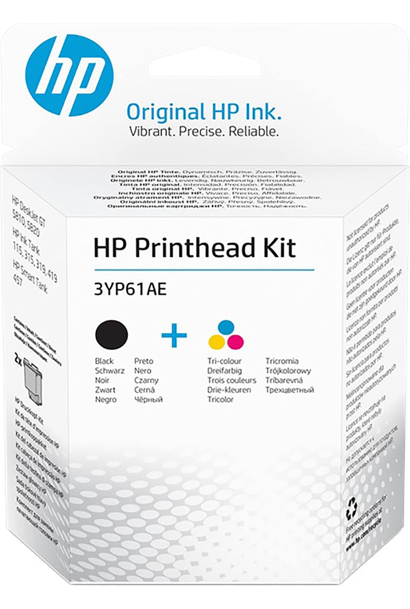 HP Paquete 2 Tricolor a Base Tintas, Black Pigmentado Genuine Kit Replacement For Head Impresin HP 116, 31X,