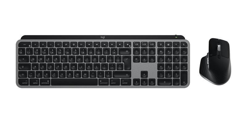 Logitech Master Mx Keys S Combo For Mac Keyboard Mouse Included Home Office RF Wireless + Bluetooth QWERTY Int