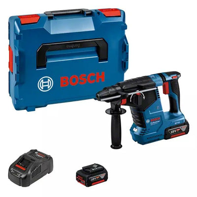 Bosch Drill Percutor Wireless Gbh 18V-24 C Professional, 18 Voltios Blue/Black 2 Batteries Li-ion 5.0AH, Bluet — image 1
