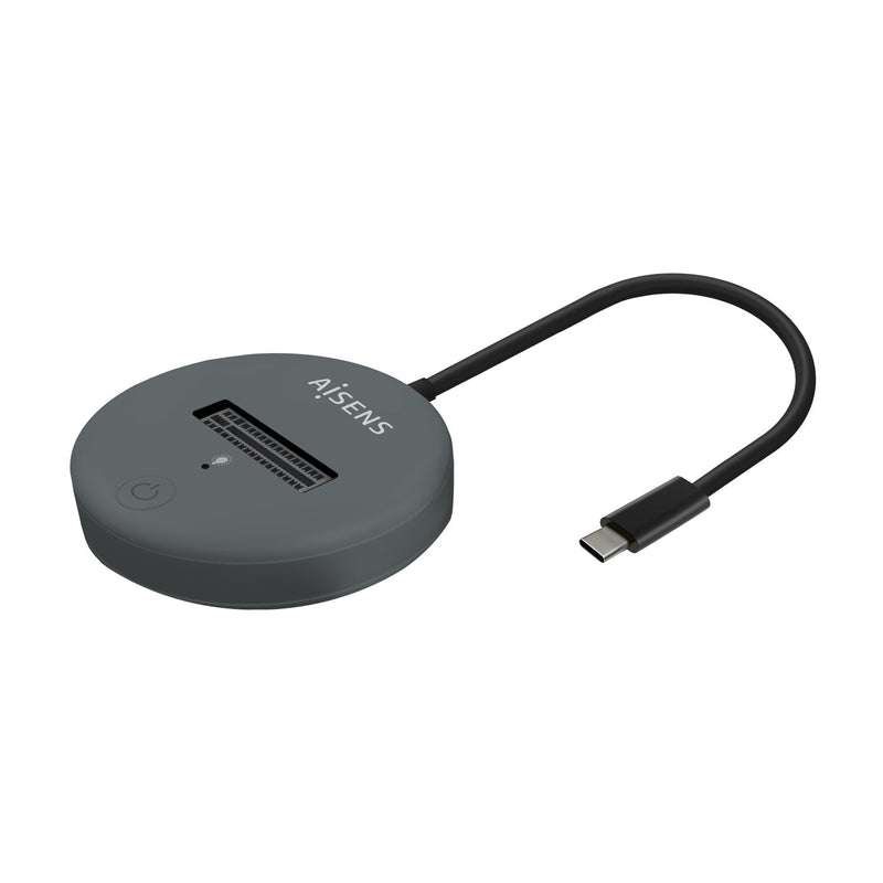 Aisens Dock USB Type-c SSD M2 SATA NVMe Ngff Grey ASUC-M2D014-GR