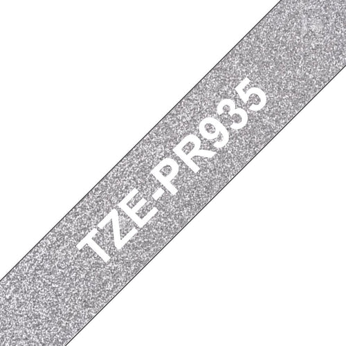 Brother TZE-PR935 Tape Printer Labels White Sobre Silver — image 1