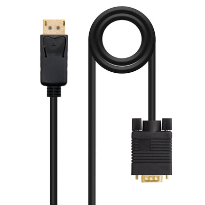 Nanocable Cable Converter DisplayPort a VGA - DP/M - VGA/M - 1M - Black — image 1
