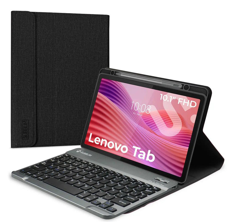 Subblim Case With Keyboard Shock Case Lenovo Tab 10.1' 2025 Black
