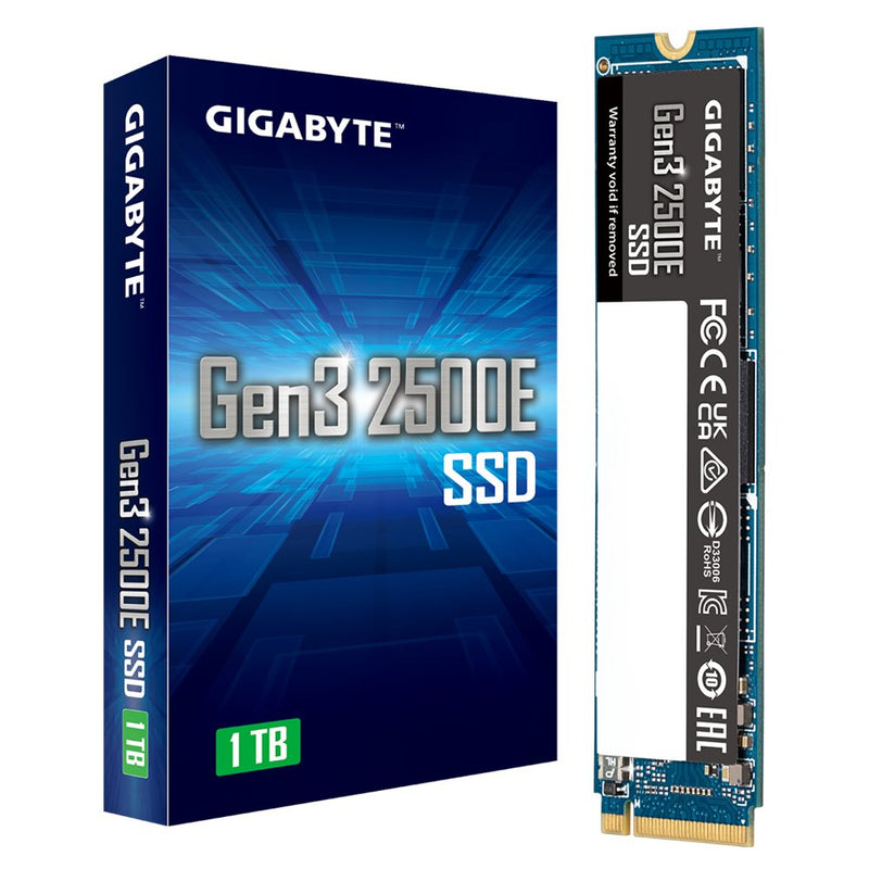 Gigabyte GEN3 2500E M.2 2280 SSD 1TB PCIE 3.0X4 NVME1.3