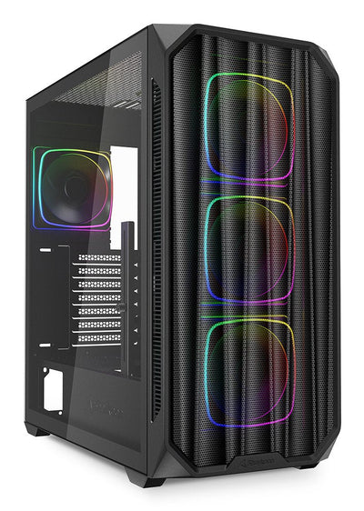 Sharkoon PC Case AK5M RGB Black Glass Tempered 4044951041671 — image 1
