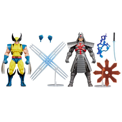 Hasbro Pack 2 Figuras Marvel Legends Gamerverse Wolverine Vs Silver Samurai — image 1