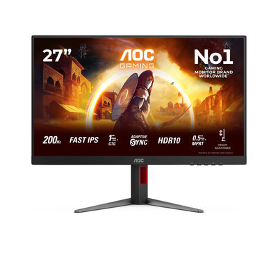 AOC Monitor 27 27G4HA 1920 X 1080 Pixels Full HD LED Black Red — image 1