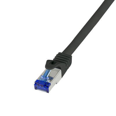 Logilink Network Cable Ultraflex, CAT.6A, S FTP, Black 2M — image 1