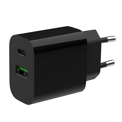 Gembird Fast Charger USB 2 Ports And 20W, Black — image 1