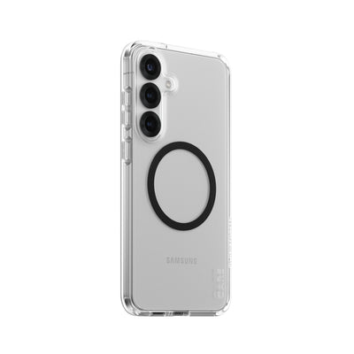 Panzerglass Care™ By ® Urban Combat Case Transparent W. Black Qi Compatible Samsung Galaxy S25 + Case For Sams — image 1