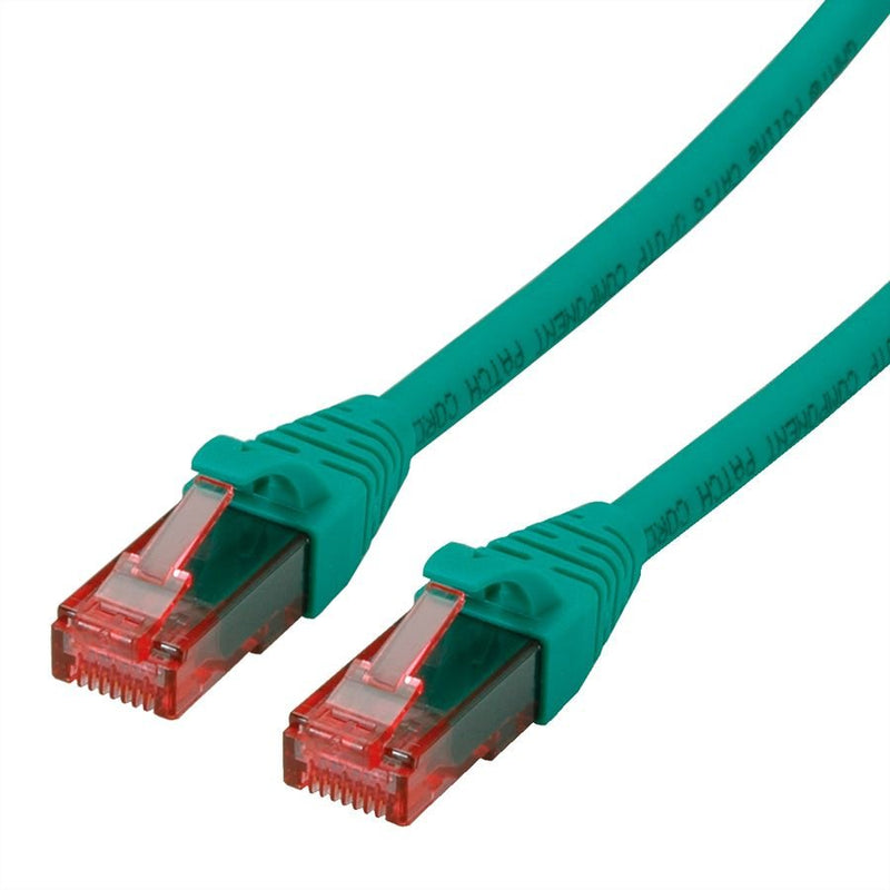 Roline Network Cable CAT.6 UTP, Component Level, Lsoh, Grn, 1,5M