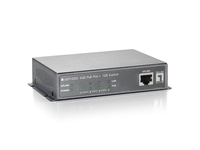Levelone Switch 5X Ge GEP-0520 61.6W 4XPOE + — image 1