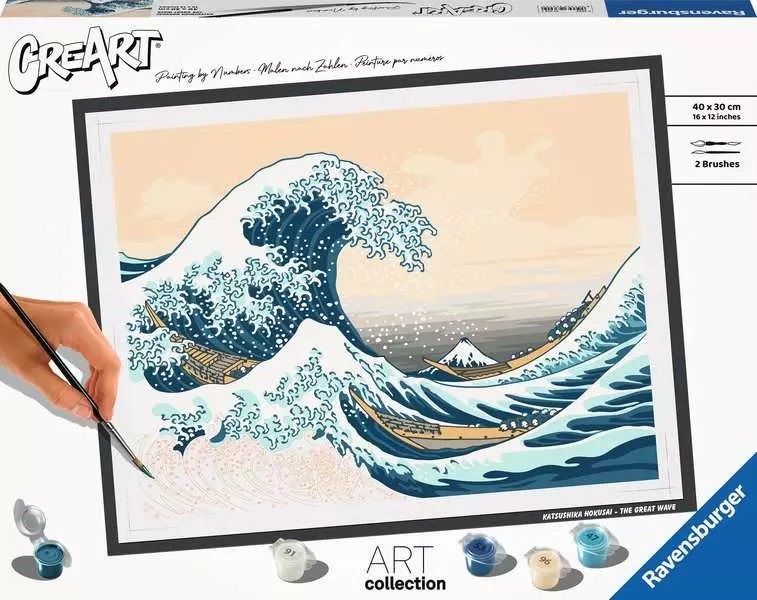 Ravensburger Collection Creart Art - Large Ola (hokusai), Pintura 23690