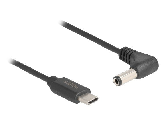 Delock 85399 Cable Power USB Type-c™ a Cc 5,5 X 2,5MM Male Ángulo 1,5M