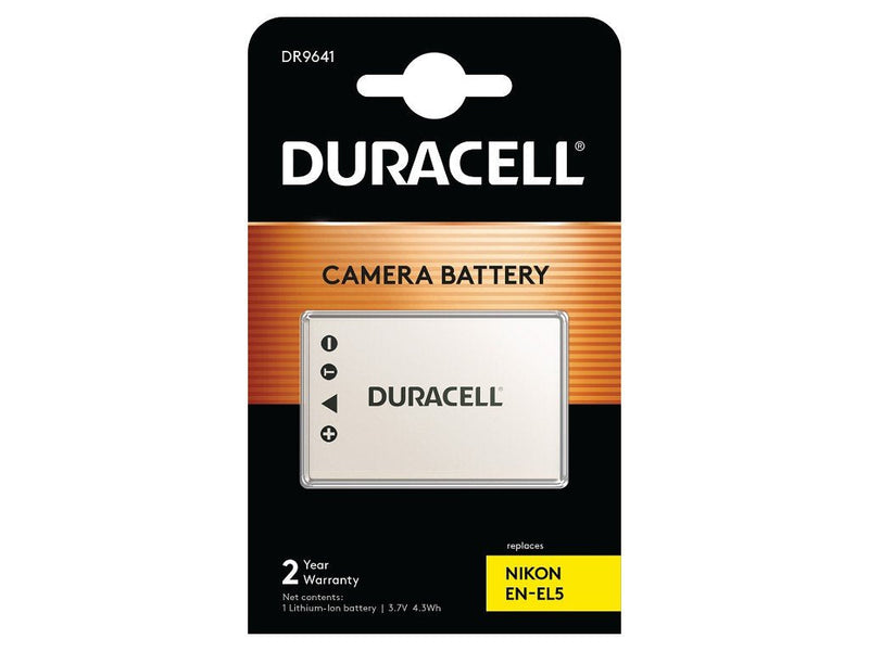 Duracell Digital Camera Battery 3.7V 1180MAH Replacement For Nikon EN-EL5 DR9641