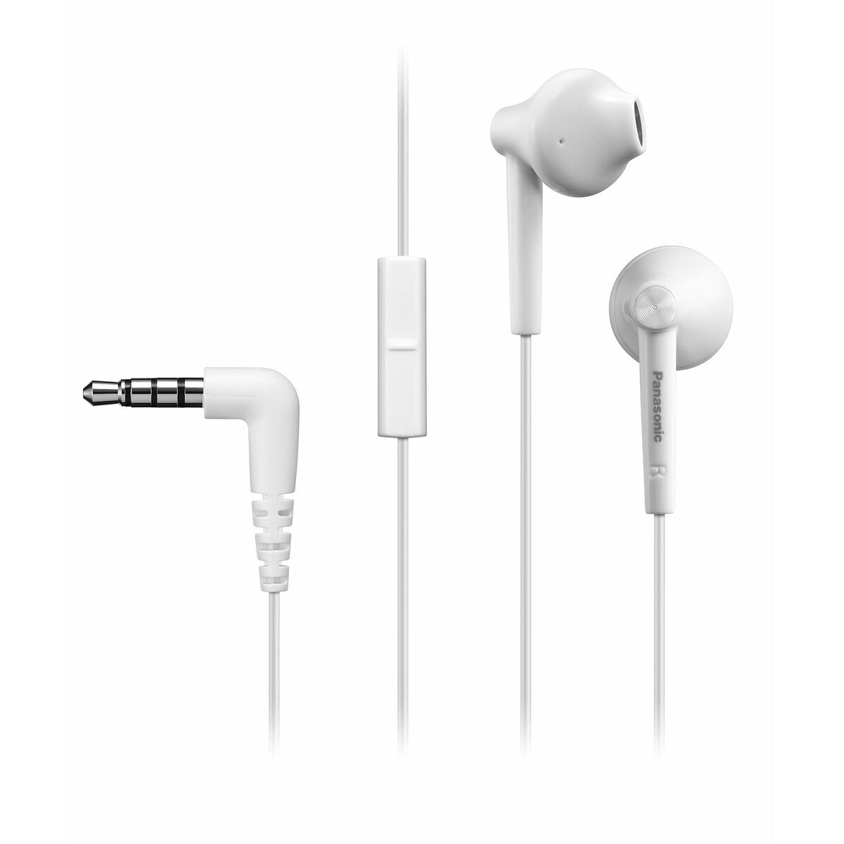 Panasonic Headphones With Microphone Panasonic Rp-Tcm55E-W White