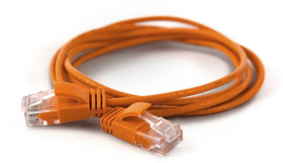 Wantecwire UTP, Cable Extra Thin CAT.6A, D 2,8MM, Orange Length 3,00M — image 1