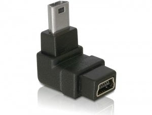 Delock Adapter Usb-b Mini 5PIN Male/Female 90°ANGULAR