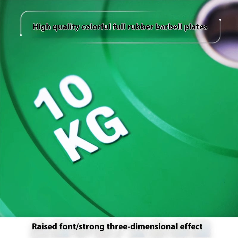 Macaron Elastic Rubber Weight Plate Large Hole
